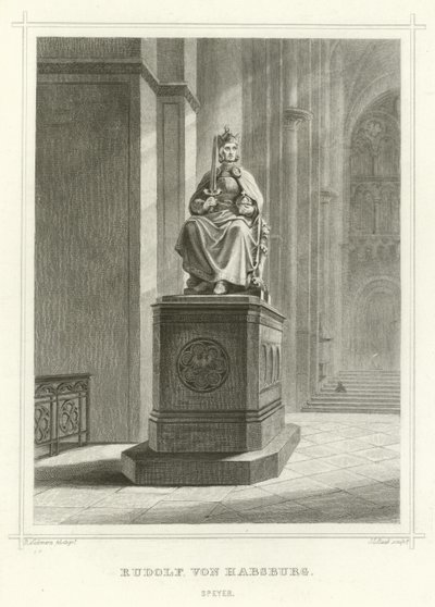 Rudolf von Habsburg, Speyer door German School